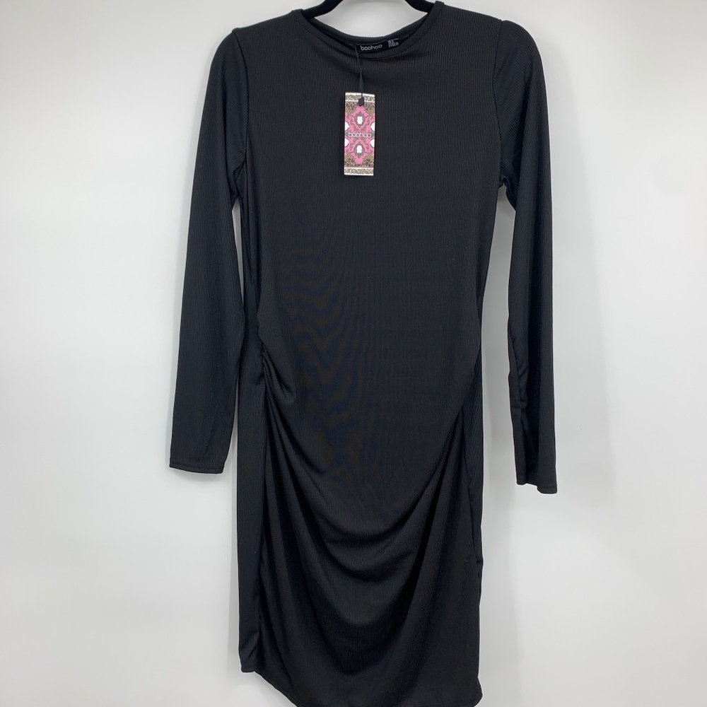 Boohoo Maternity 4 dress Long Sleeve basis‎ ribbed